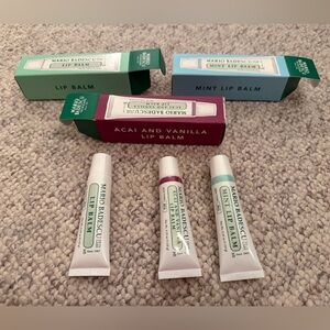 Mario Badescu Lip Balm Trio Set - Original, Mint, Acai and Vanilla